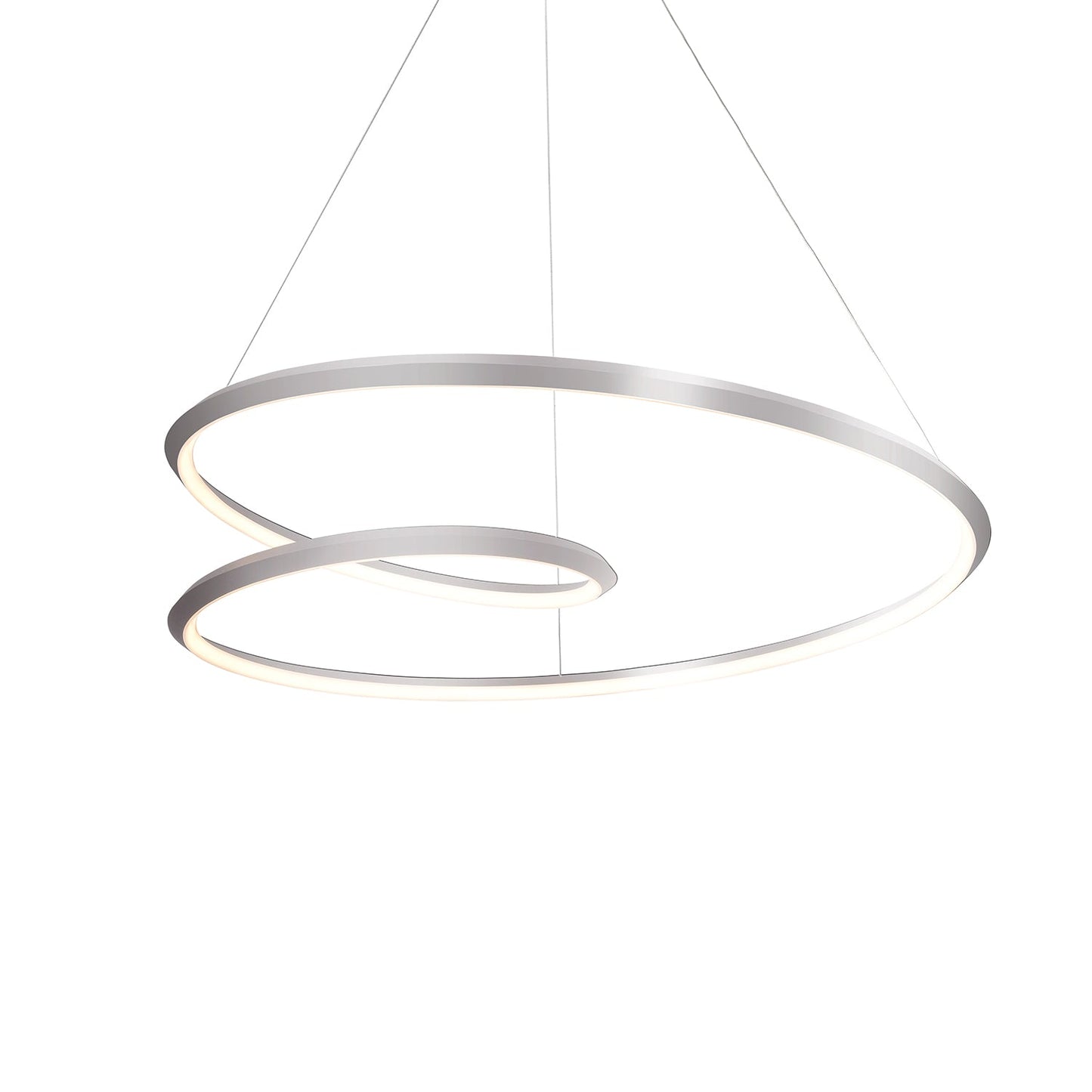 Kuzco Ampersand brushed nickel pendant PD22339-BN