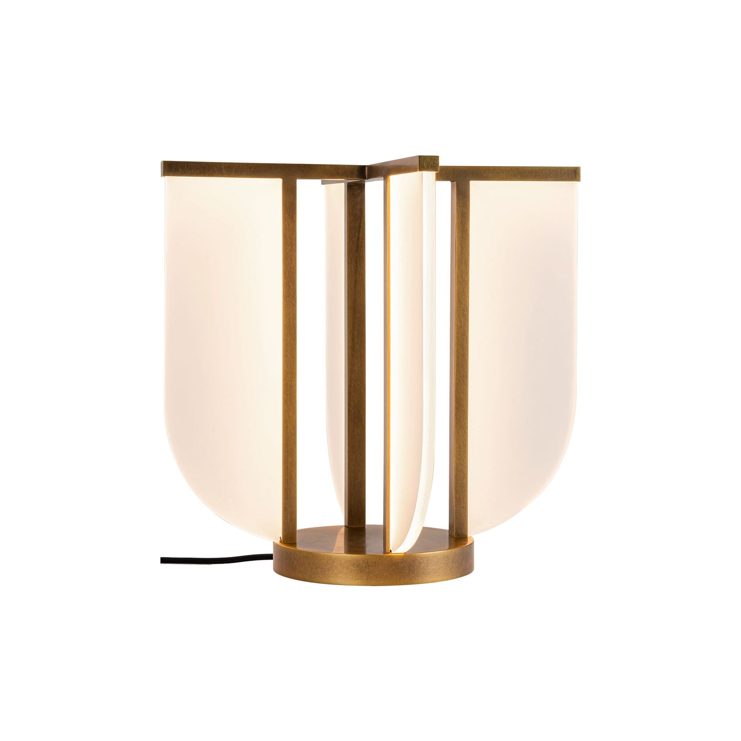 Alora Anders vintage brass table lamp TL336815VB