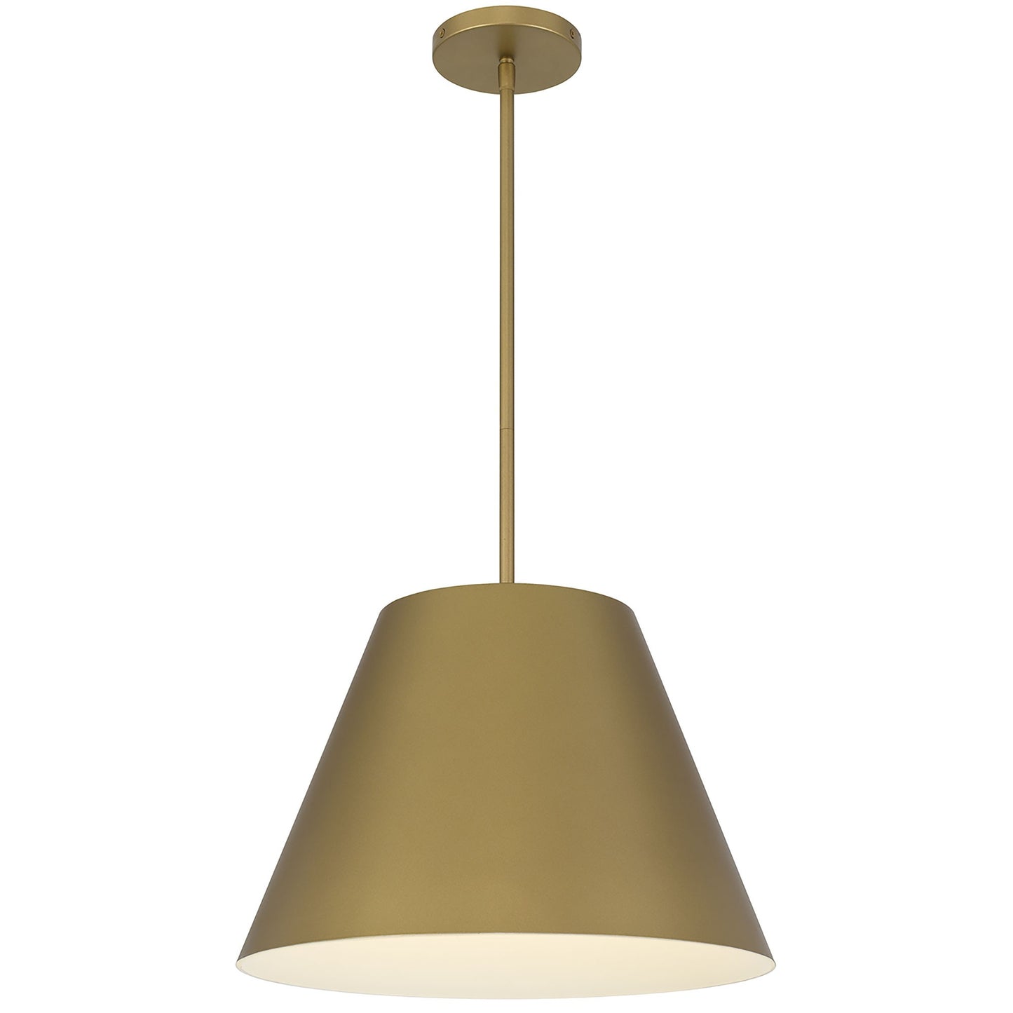 Alteck Jaz 16 inch painted brass LED outdoor pendant