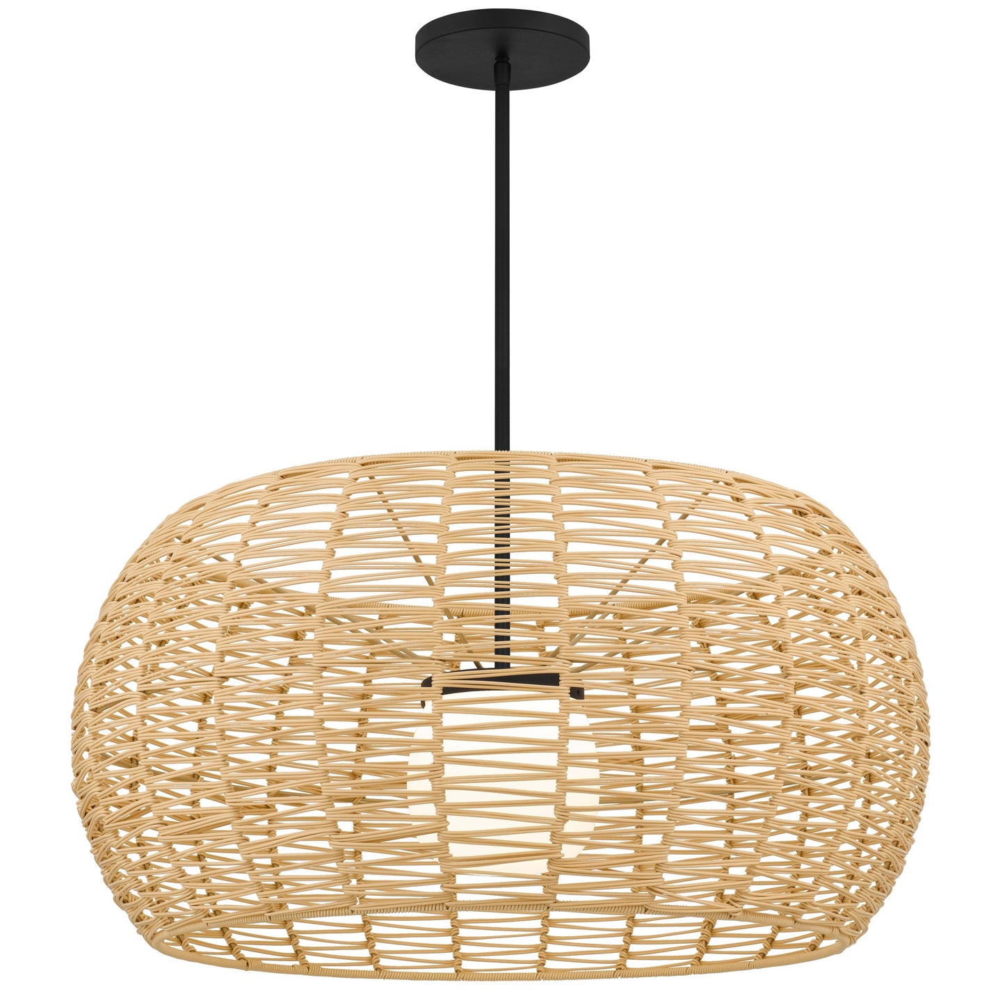 Alteck Key west 30 inch sand black LED outdoor pendant