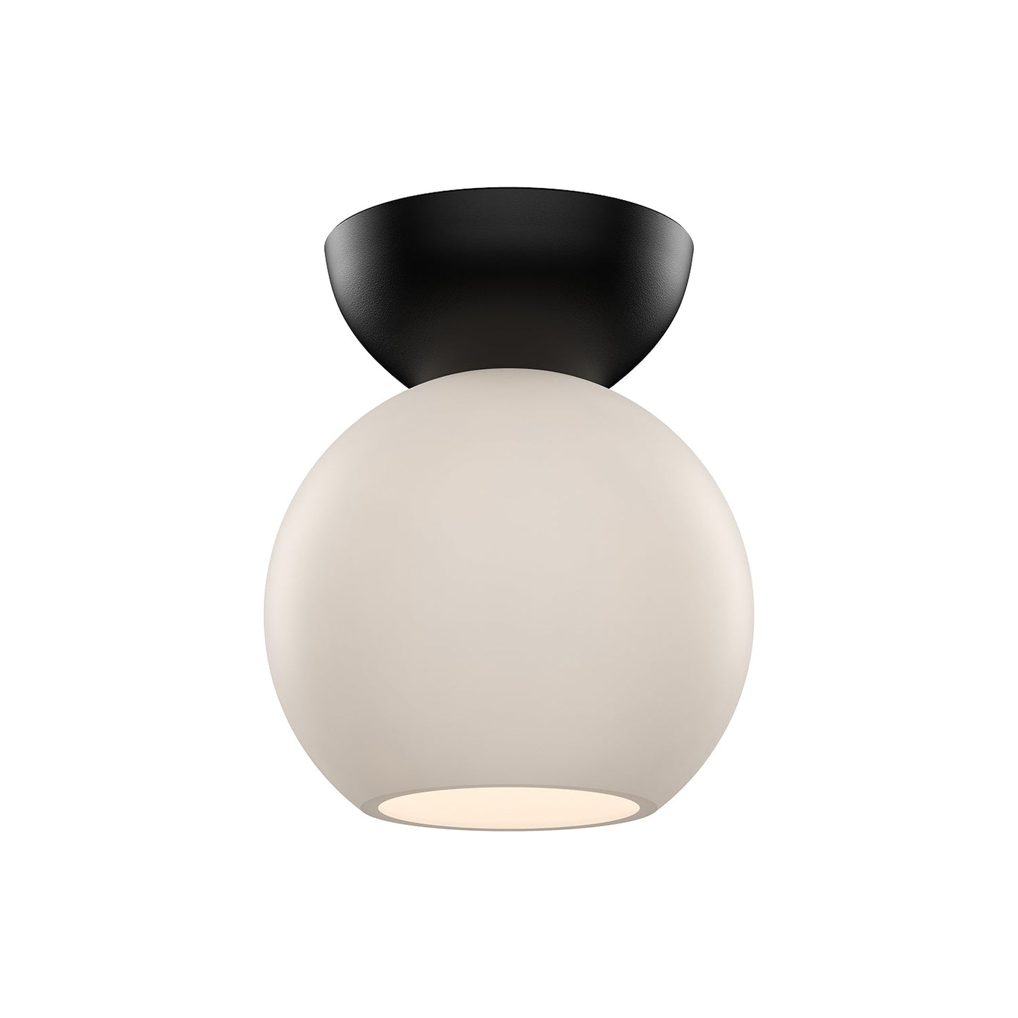 Kuzco Arcadia black semi-flush mount SF59706-BK/OP