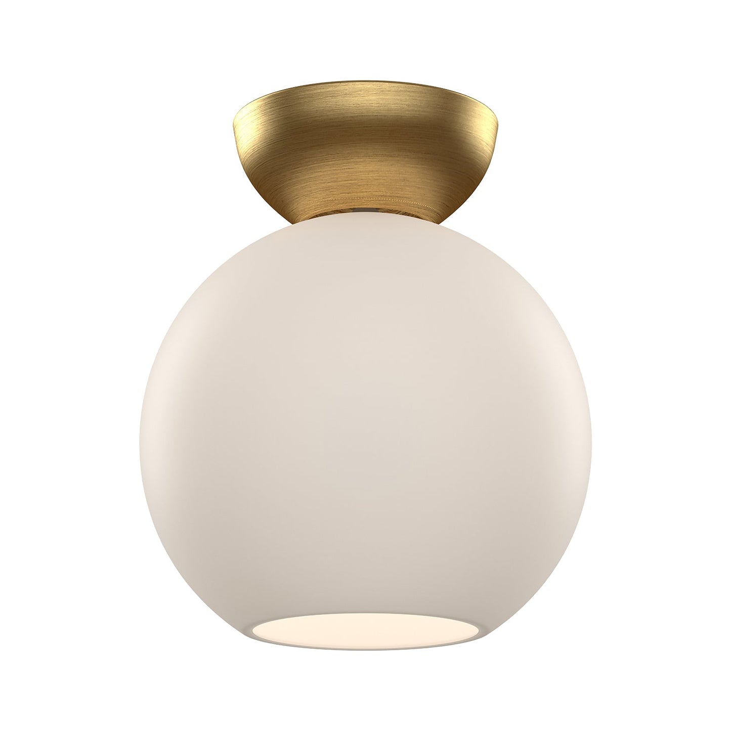 Kuzco Arcadia brushed gold semi-flush mount SF59708-BG/OP