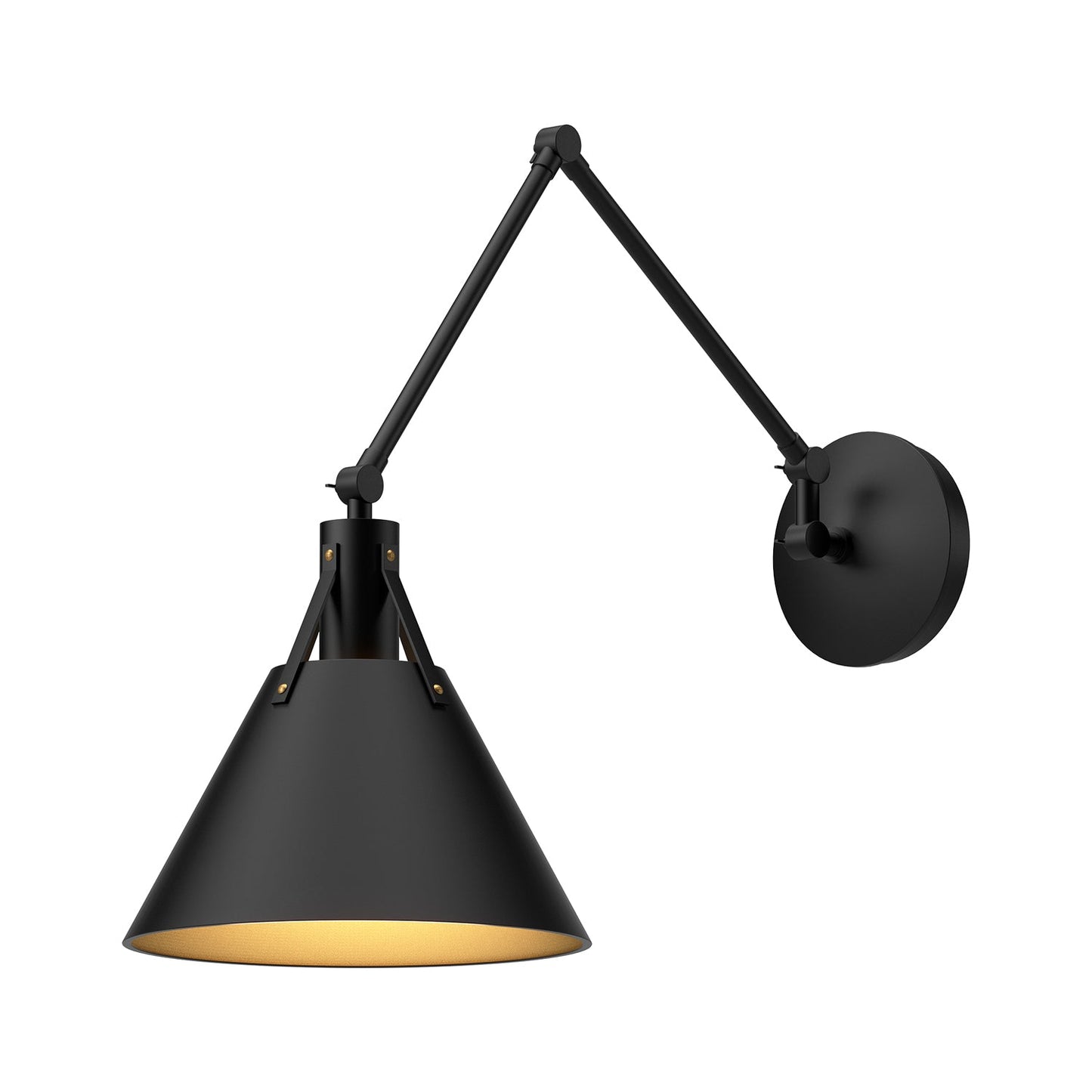 Alora Mood Archer matte black vanity light WV584510MB