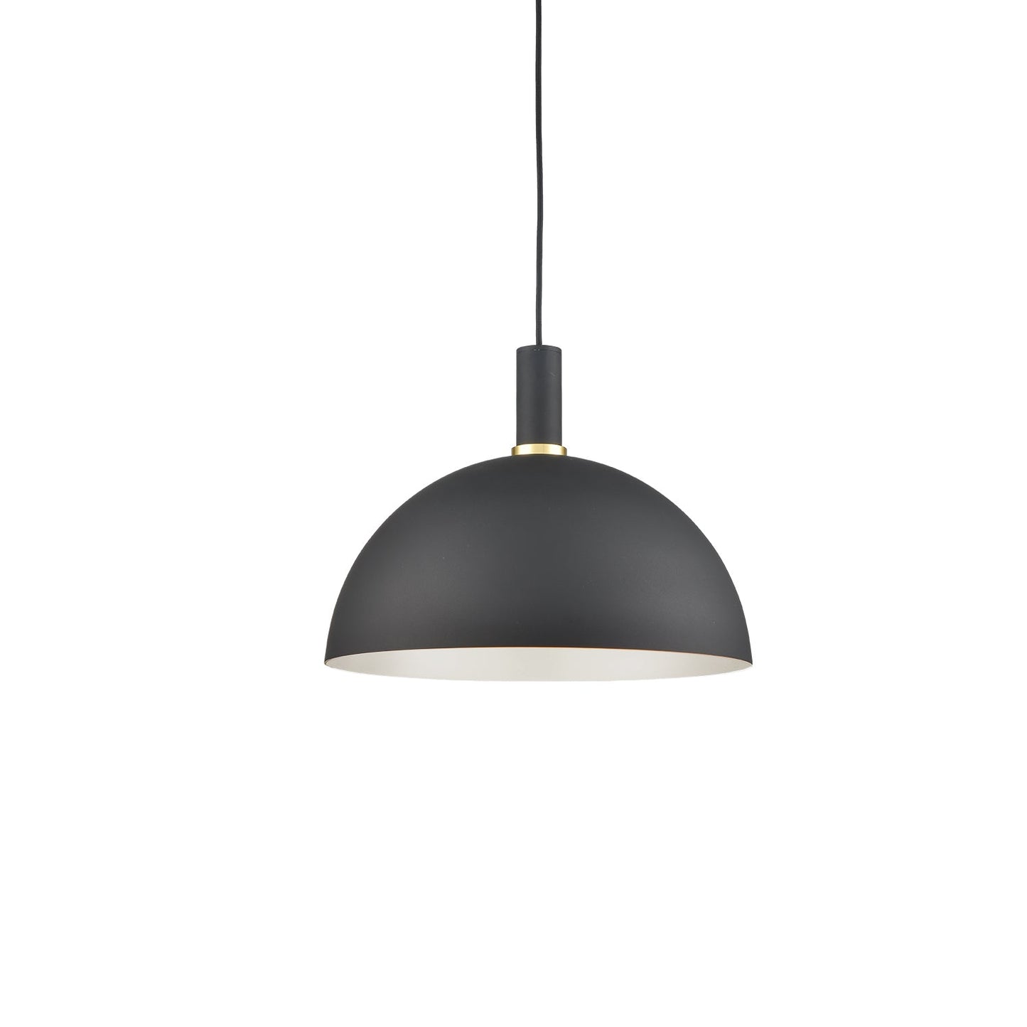 Kuzco Archibald black with gold detail pendant 492316-BK/GD