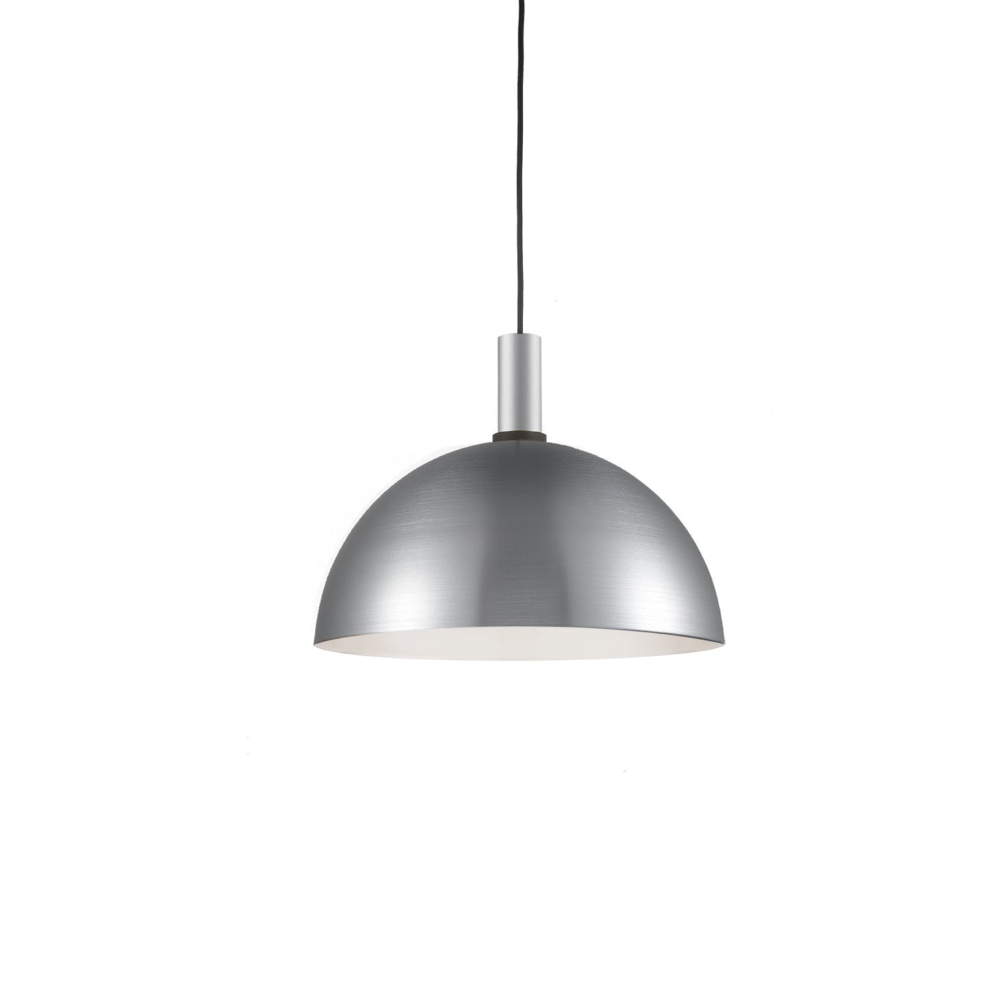 Kuzco Archibald brushed nickel with black detail pendant 492316-BN/BK