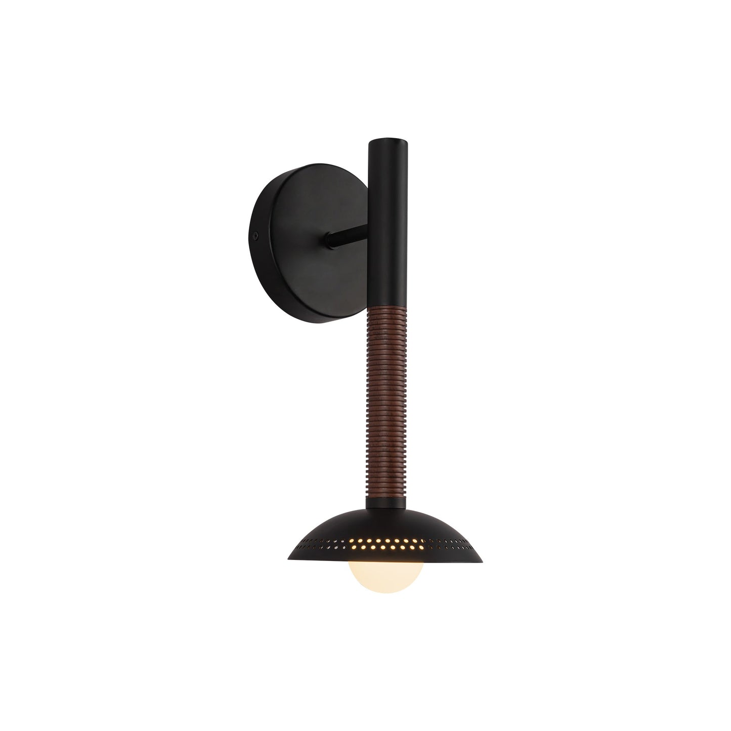 Alora Mood Arden matte black vanity light WV616114MBOP-UNV