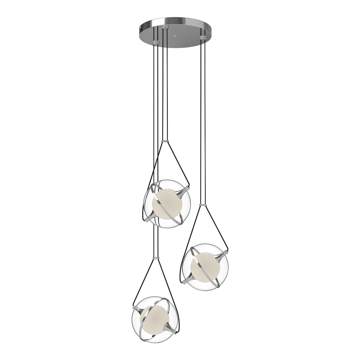 Kuzco Aries chrome chandelier CH76718-CH
