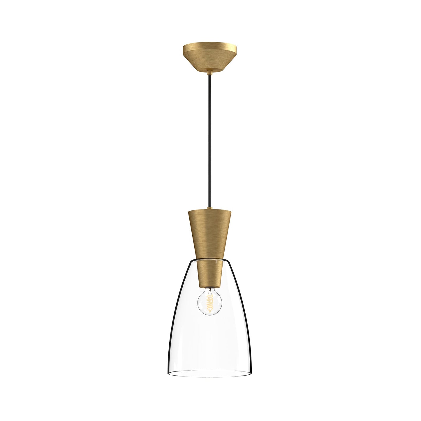 Alora Mood Arlo brushed gold pendant PD534007BGCL