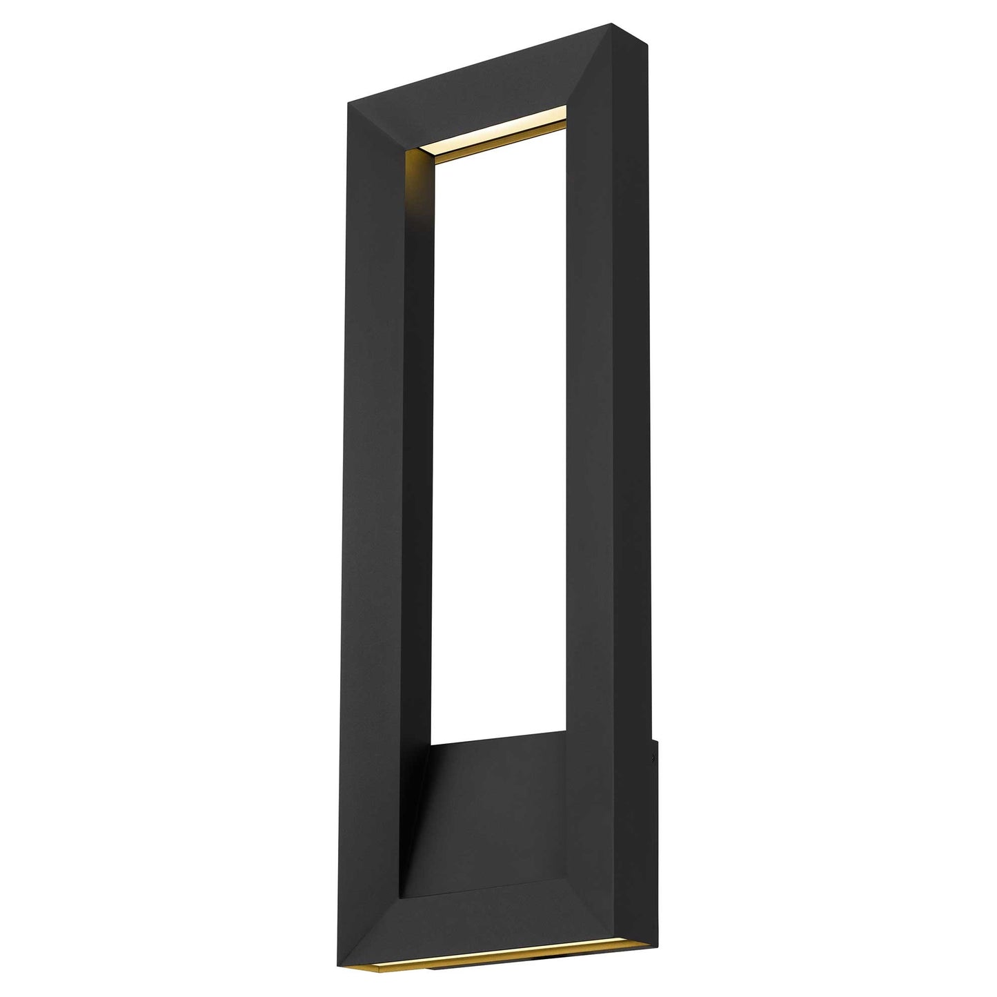 Alteck Paletto 28 inch sand black LED outdoor wall sconce