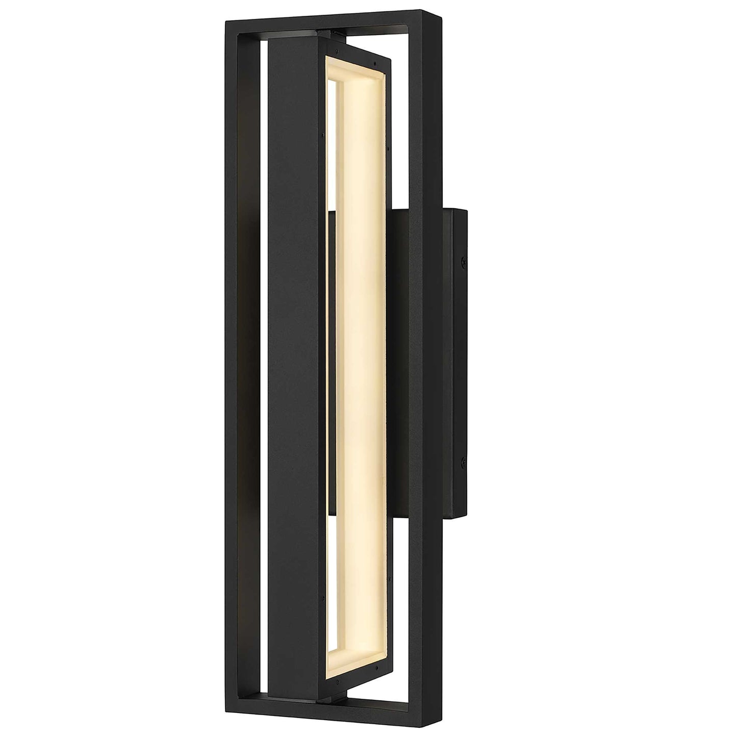 Alteck In & Out 18.5 inch sand black LED outdoor wall sconce