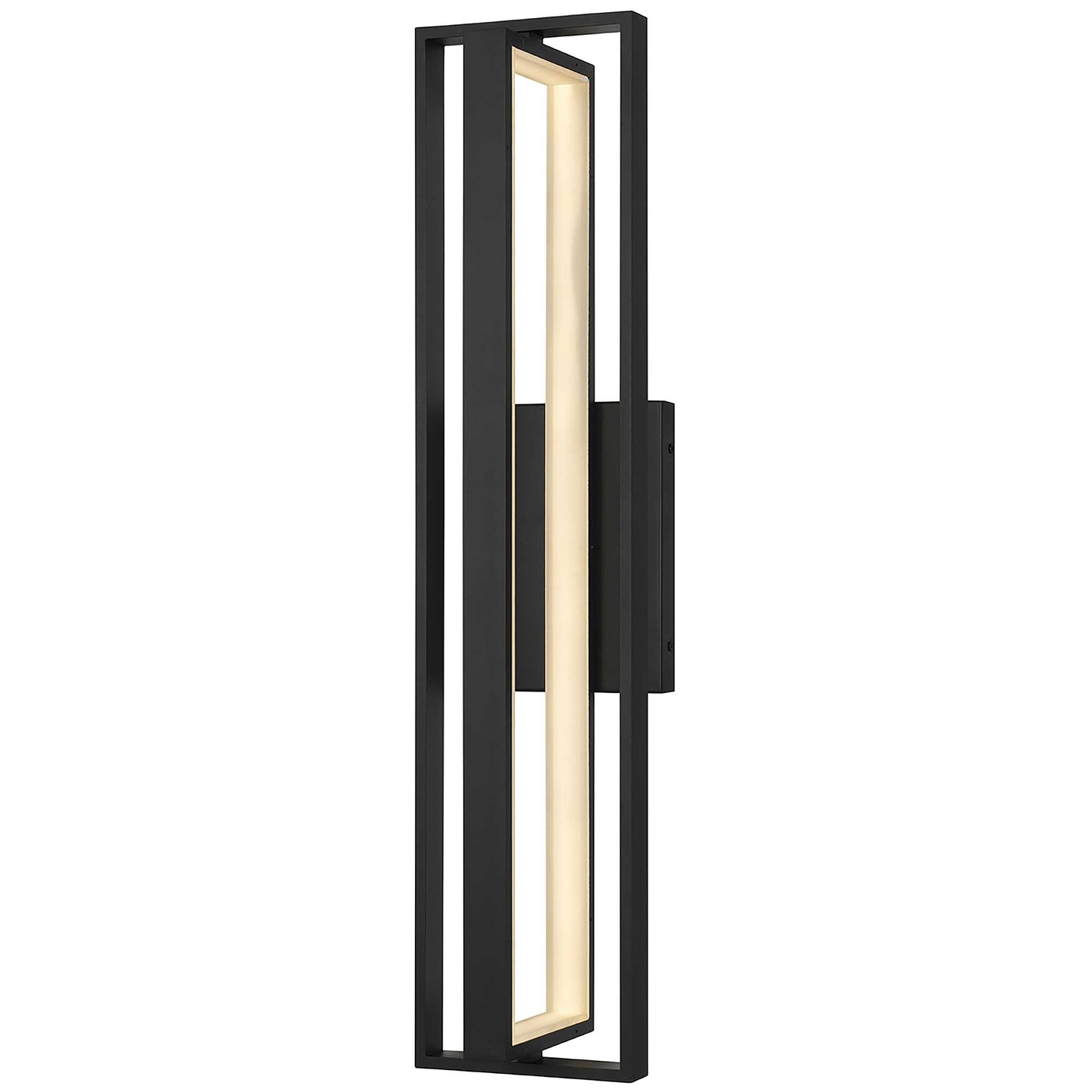 Alteck In & Out 32.5 inch sand black LED outdoor wall sconce