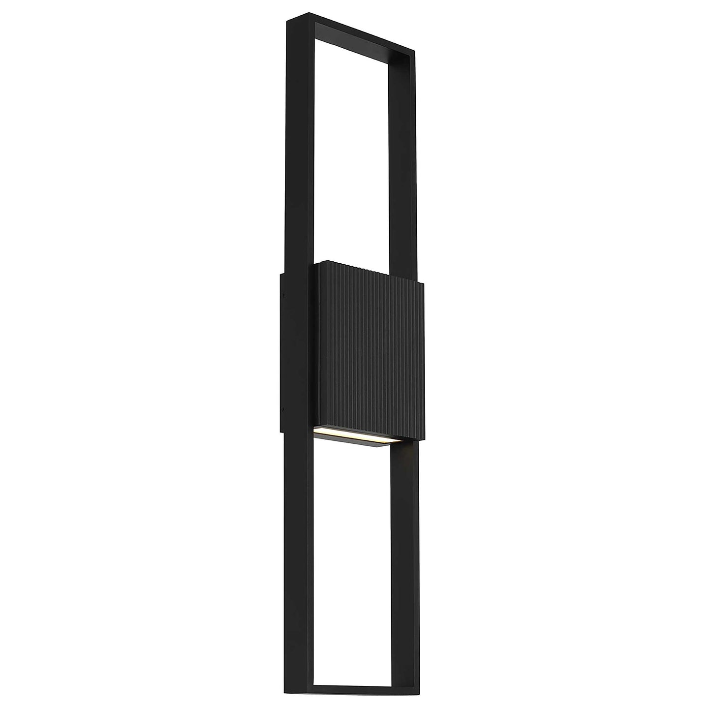 Alteck Miami 32 inch sand black LED outdoor wall sconce