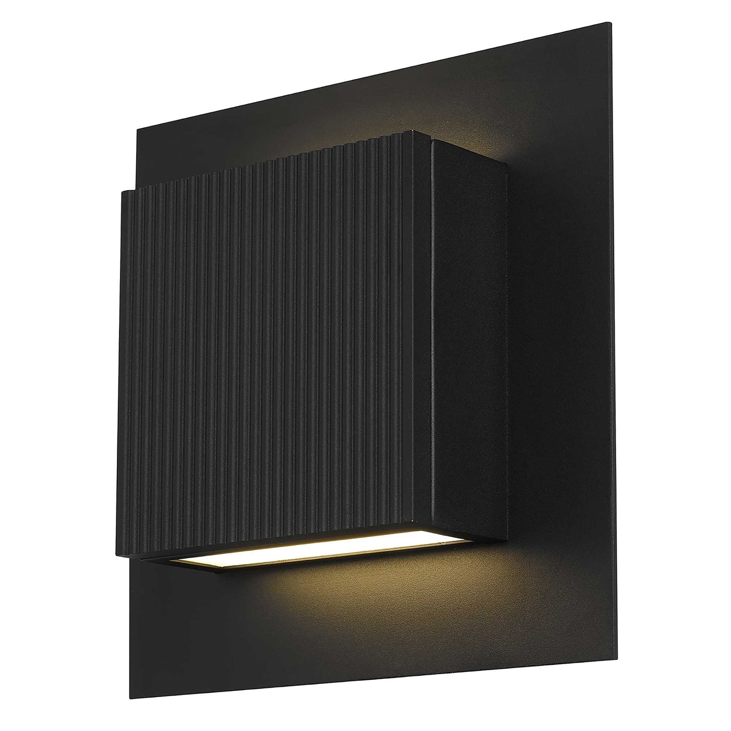 Alteck Miami 10.25 inch sand black LED outdoor wall sconce