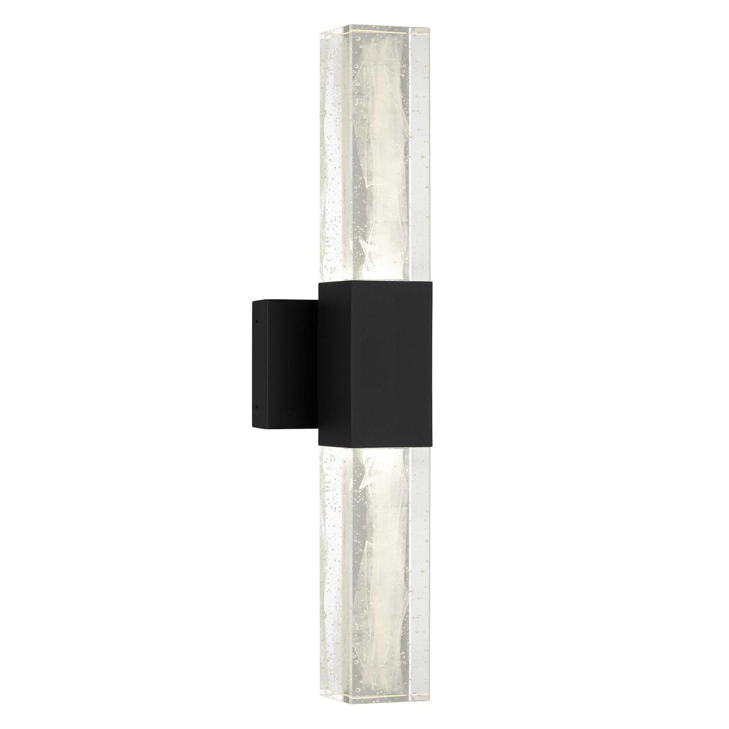 Alteck Folio 24 inch sand black LED outdoor wall sconce