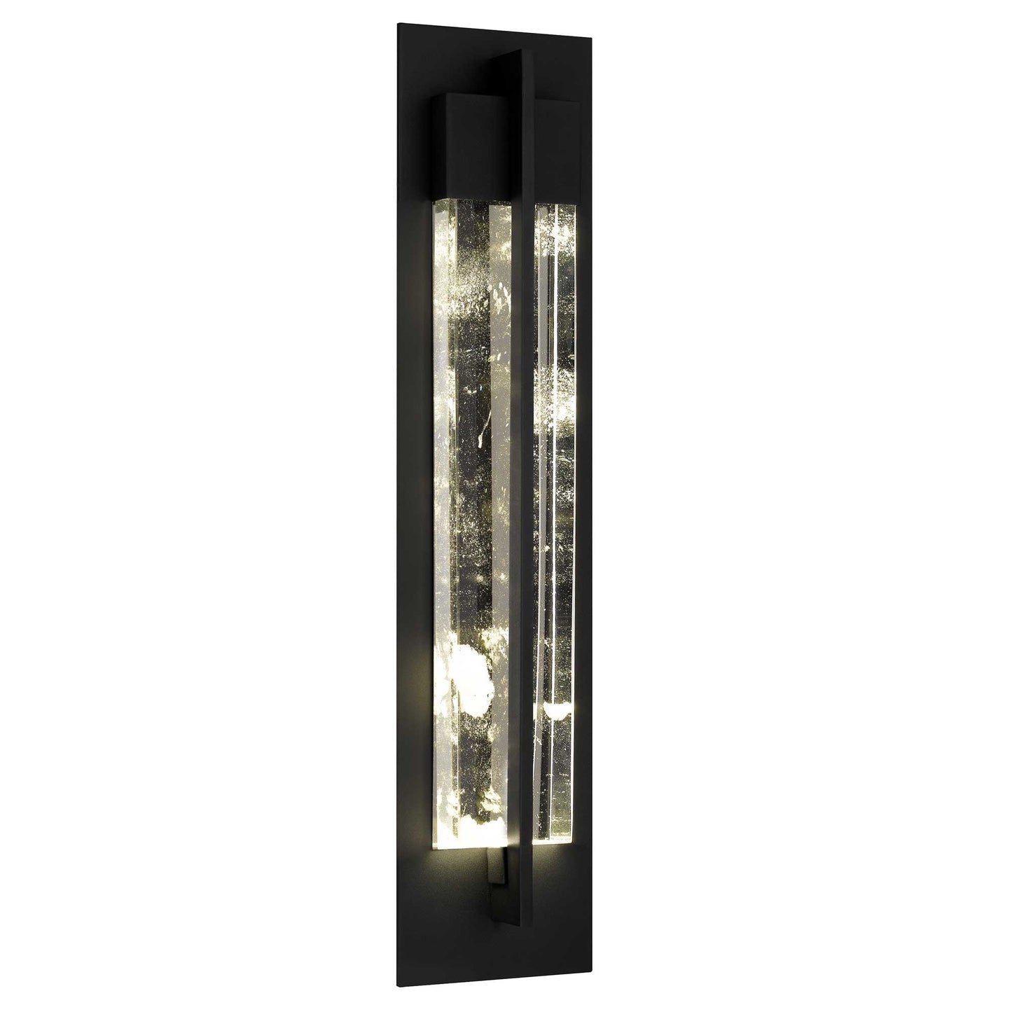 Alteck Rivera 26 inch sand black LED outdoor wall sconce