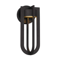 Alteck Furo 12 inch dark bronze LED outdoor wall sconce