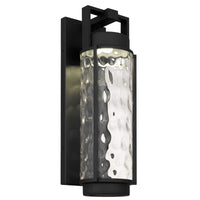 Alteck Winston 21.75 inch sand black LED outdoor wall sconce