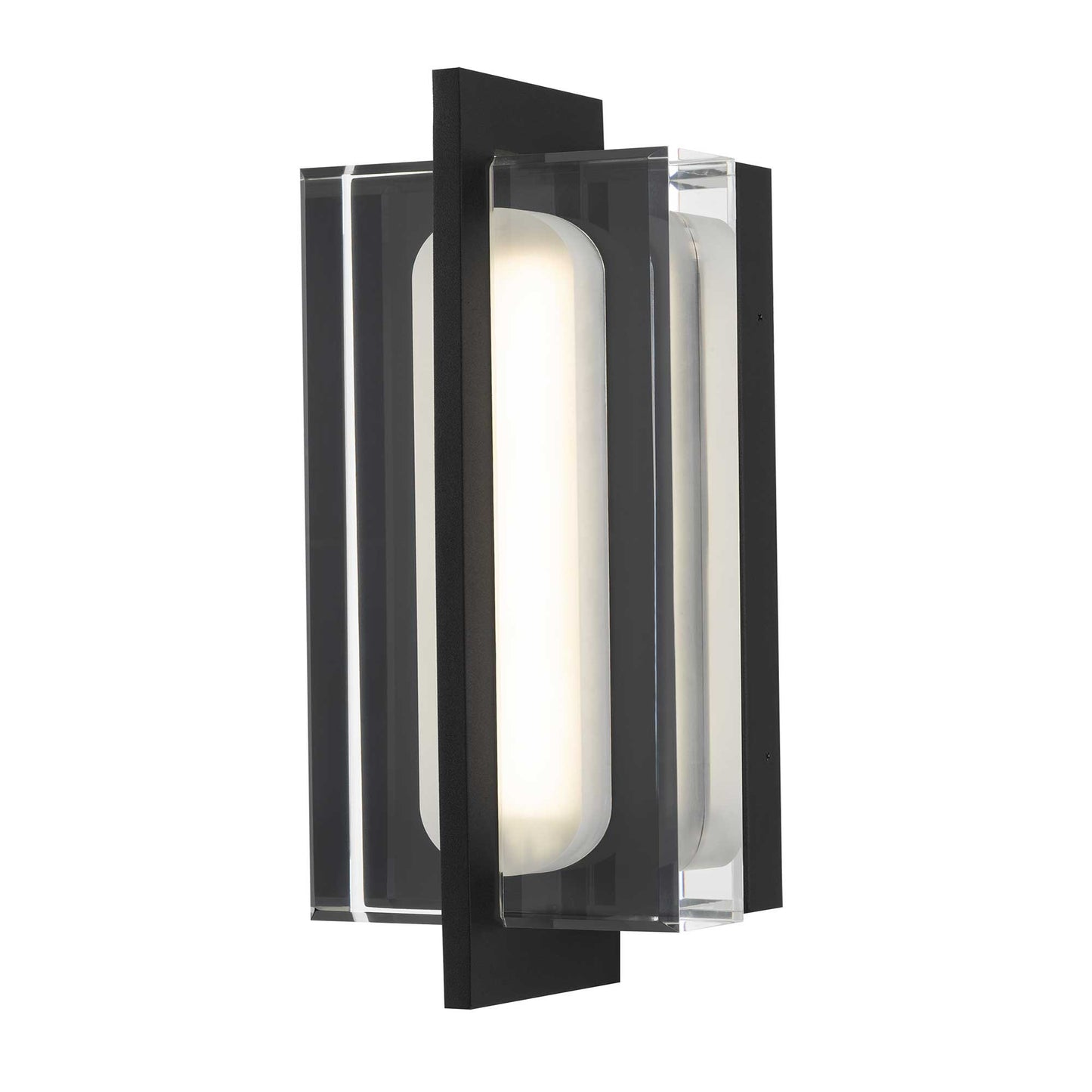 Alteck Avani 14.625 inch sand black LED outdoor wall sconce