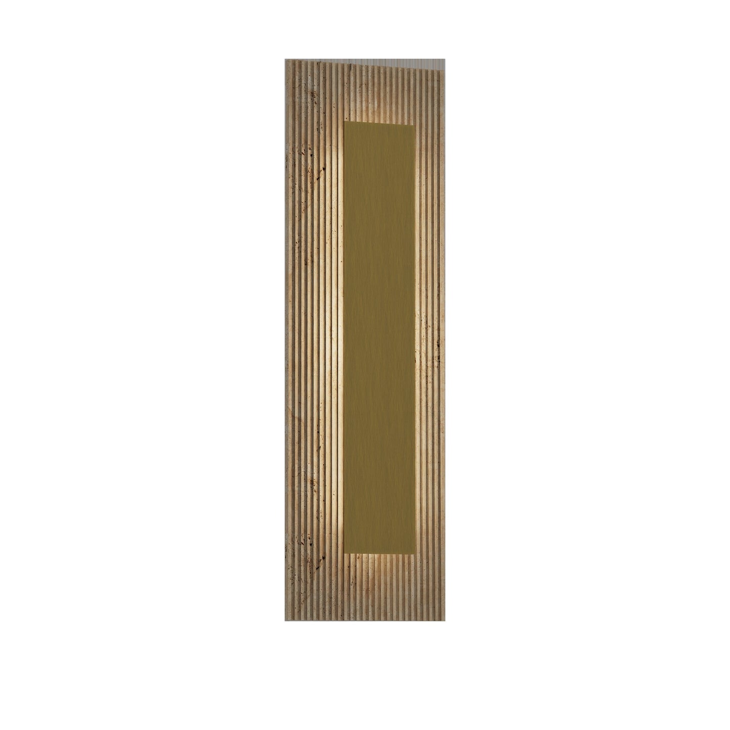Alteck Abby 30 inch painted antique brass LED outdoor wall sconce