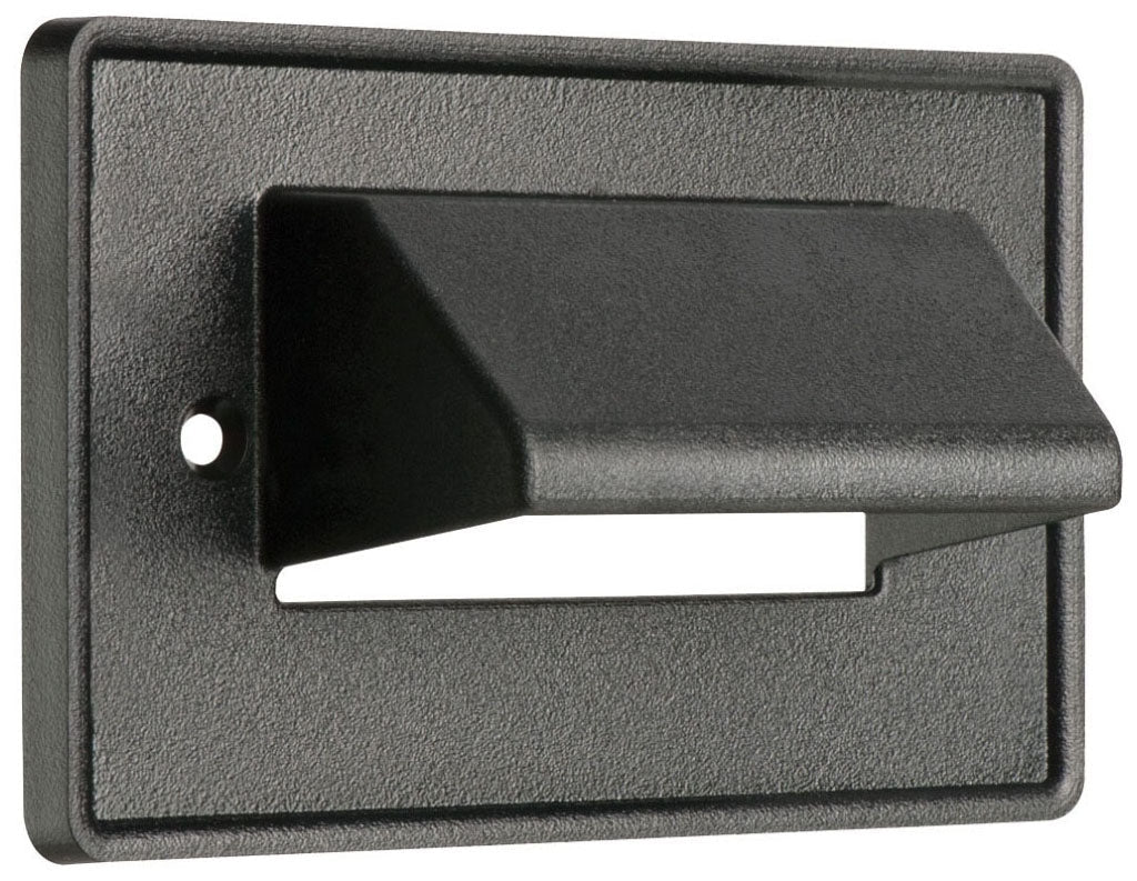 Arlington Industries CEH1BL black wall plate
