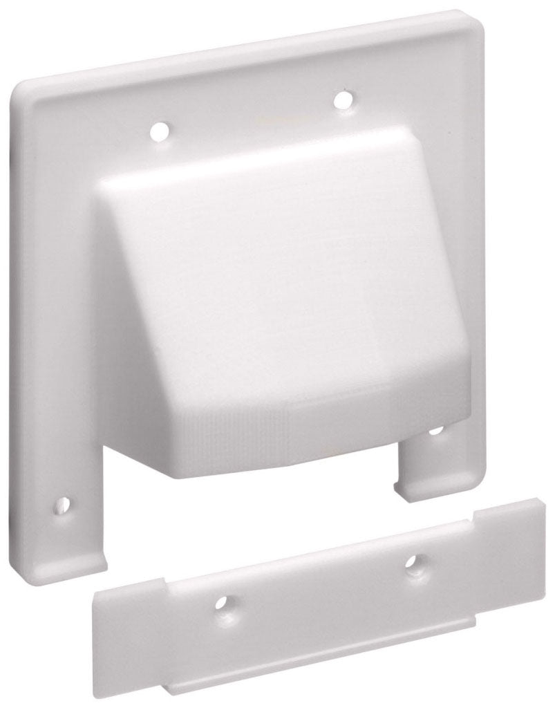 Arlington Industries CER2 white wall plate