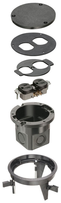 Arlington Industries FLB4360BL floor box