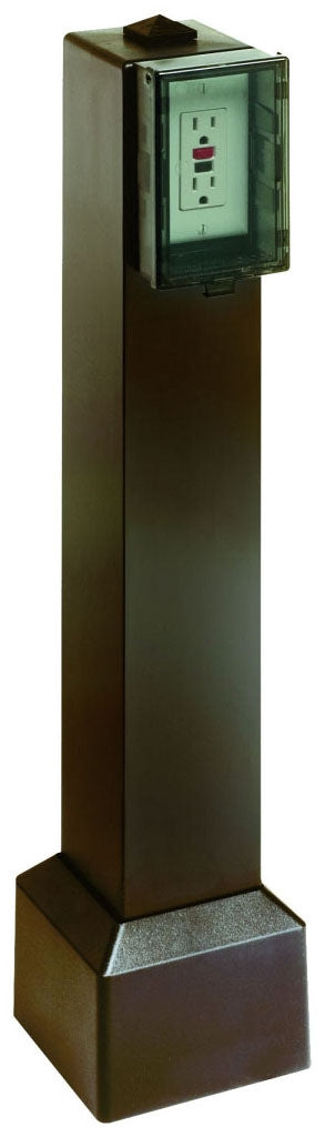 Arlington Industries GPBK28BR 28 in clear garden post light support