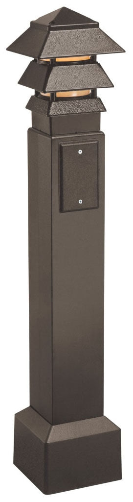 Arlington Industries GPBK35BR 35 in clear garden post light support