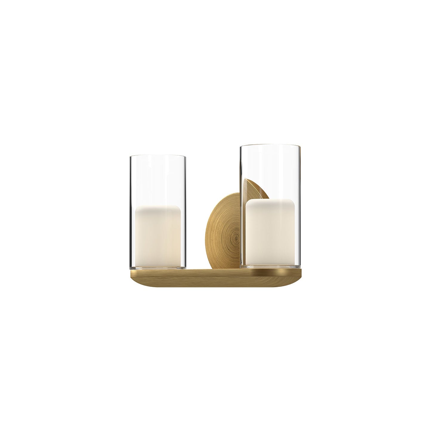 Kuzco Birch brushed gold vanity light VL53511-BG/CL
