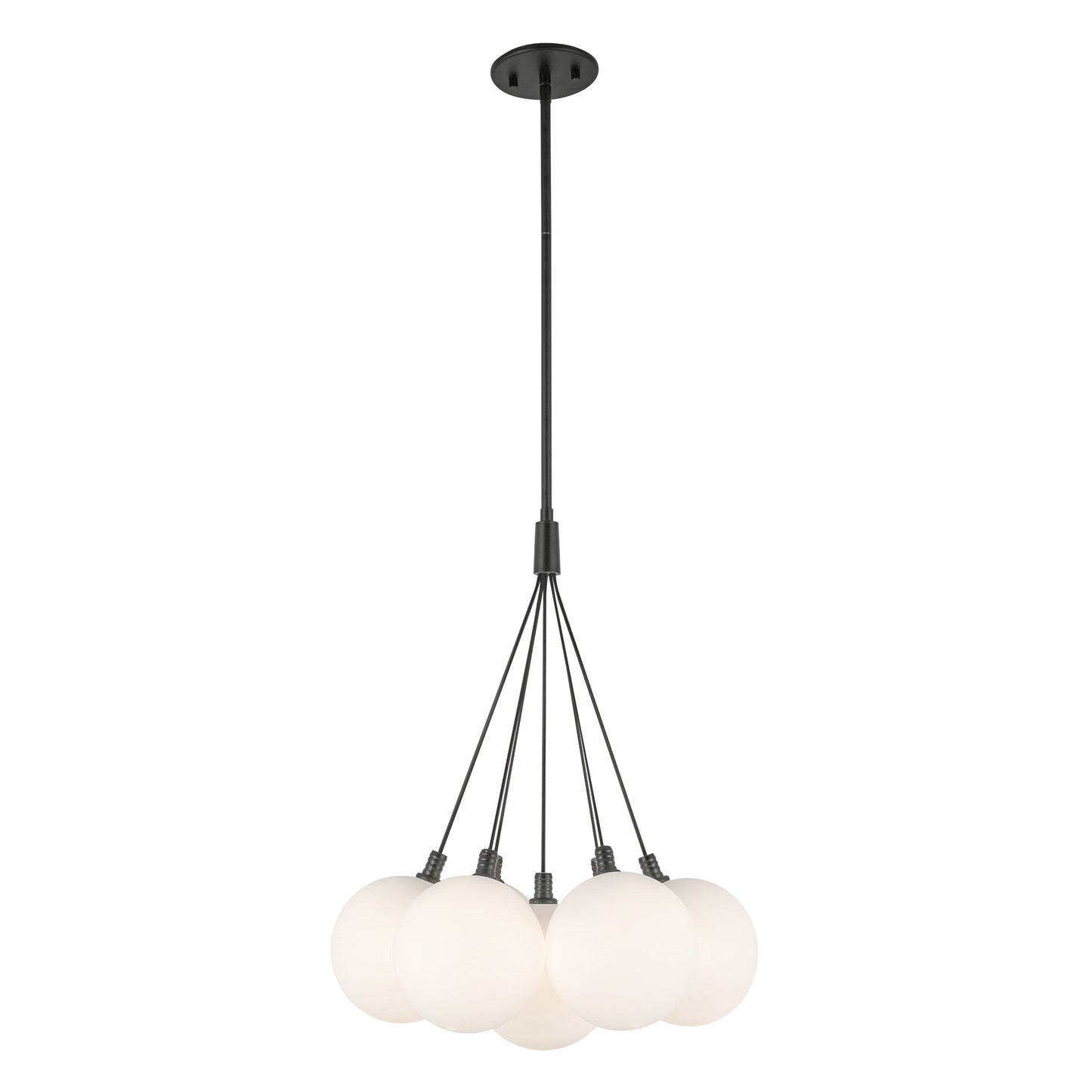 Kuzco Bolla black chandelier CH3117-BK/OP