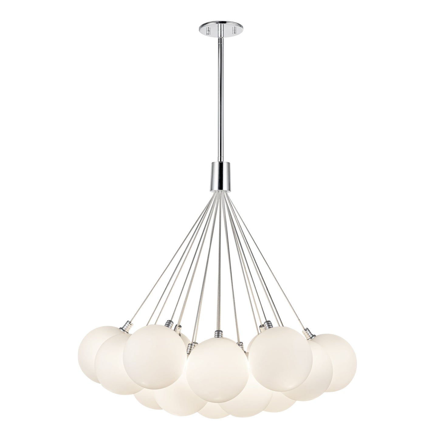 Kuzco Bolla opal glass chandelier CH3128-OP