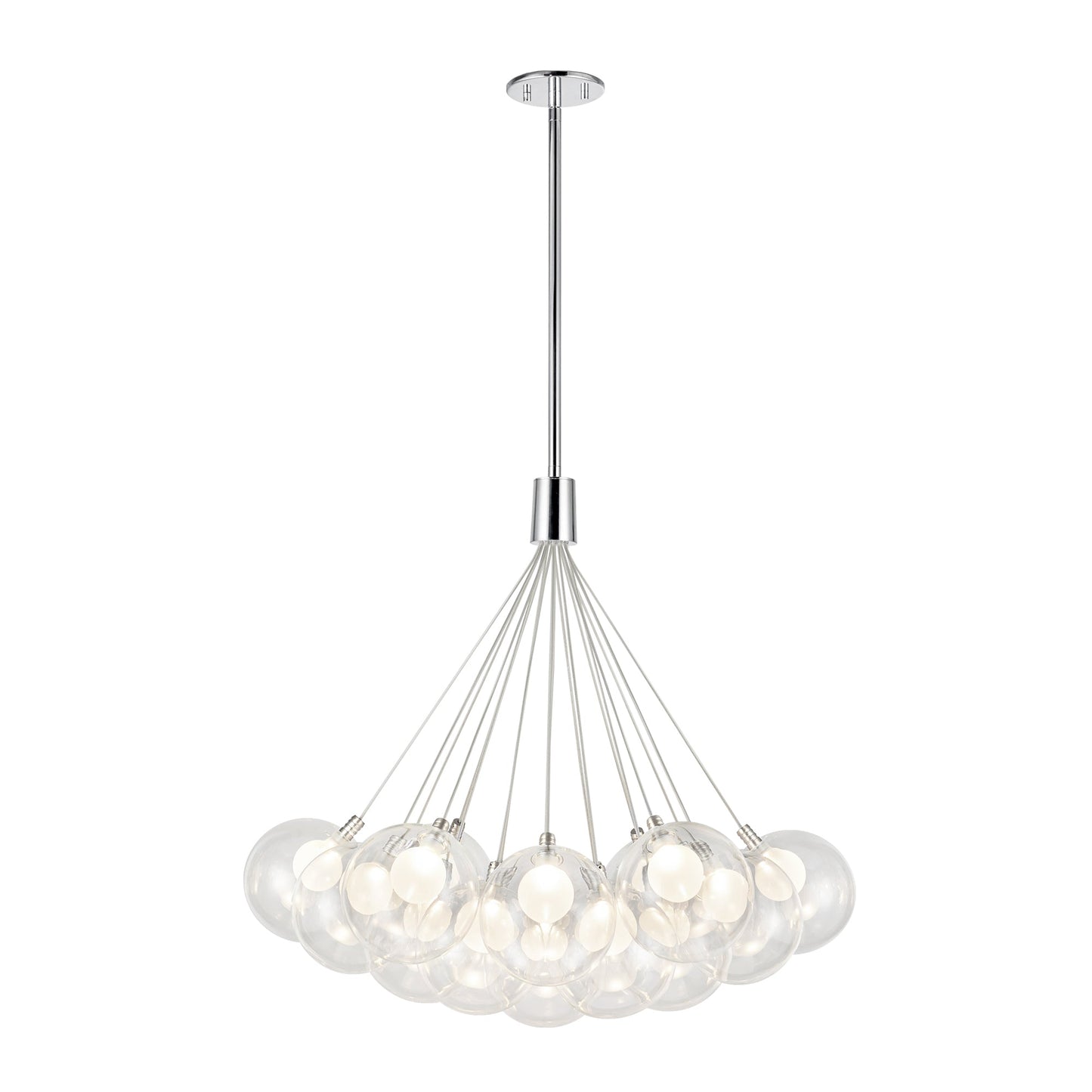 Kuzco Bolla chrome chandelier CH3128