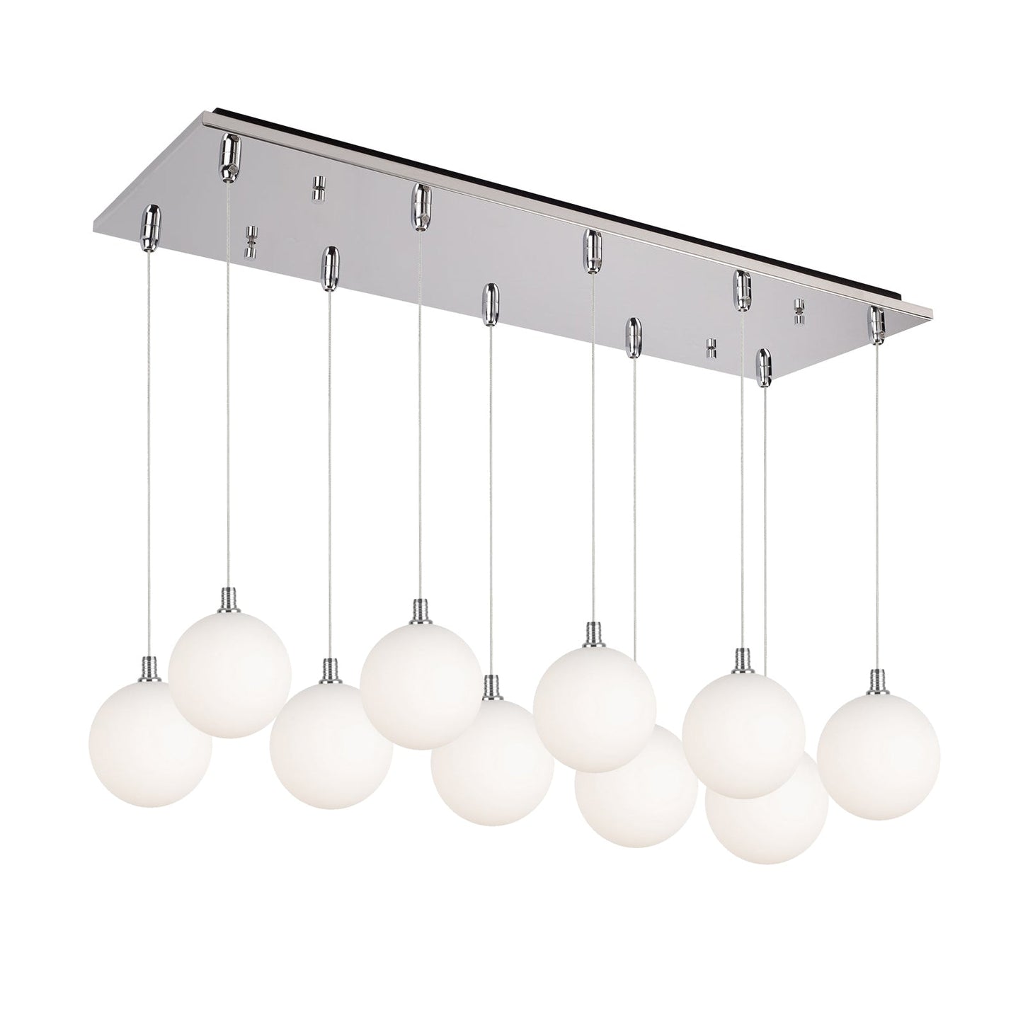 Kuzco Bolla chrome multi-pendant MP3106CHOP-10