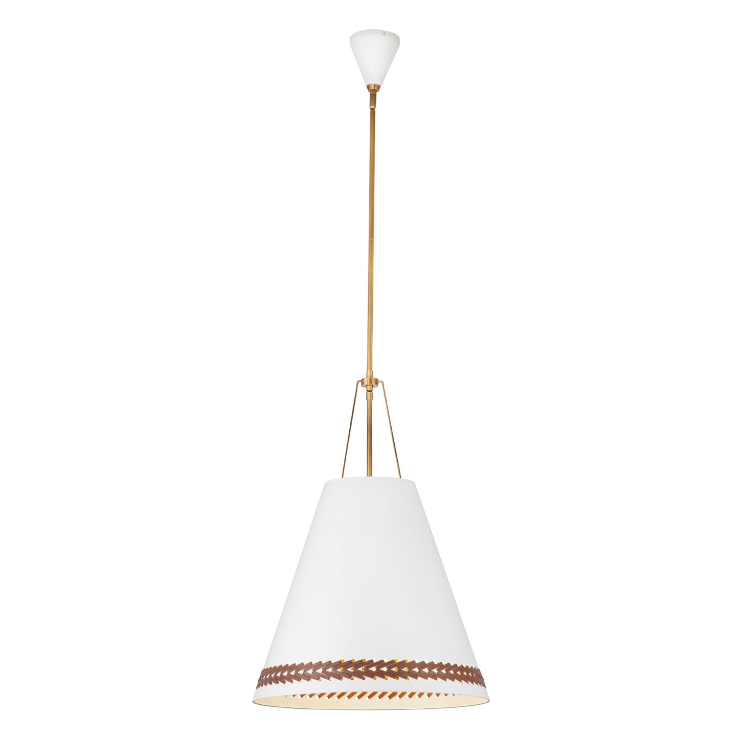 Alora Brickell matte white pendant PD342020MWHL