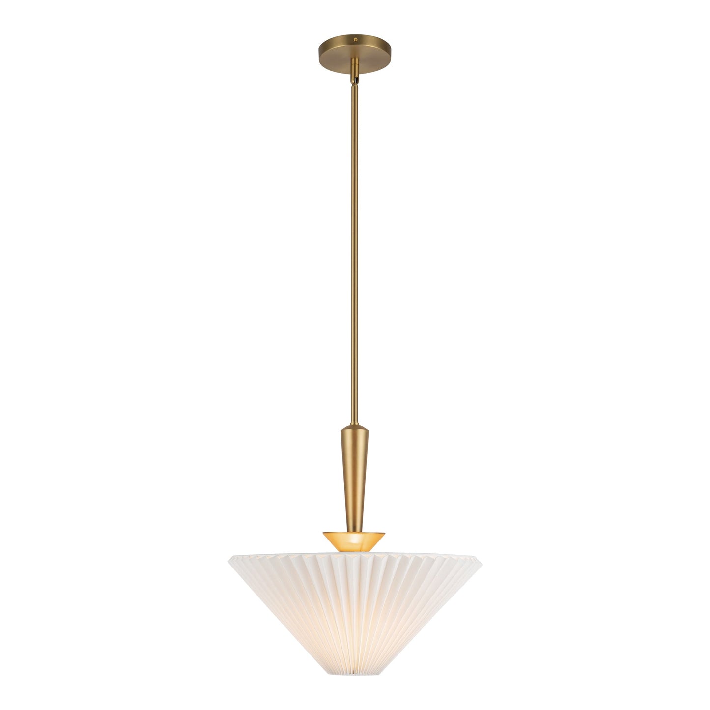 Alora Mood Bridgette brushed gold pendant PD497016BGFW