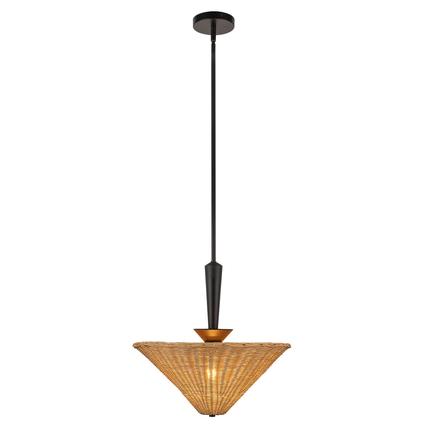Alora Mood Bridgette matte black pendant PD497016MBRA
