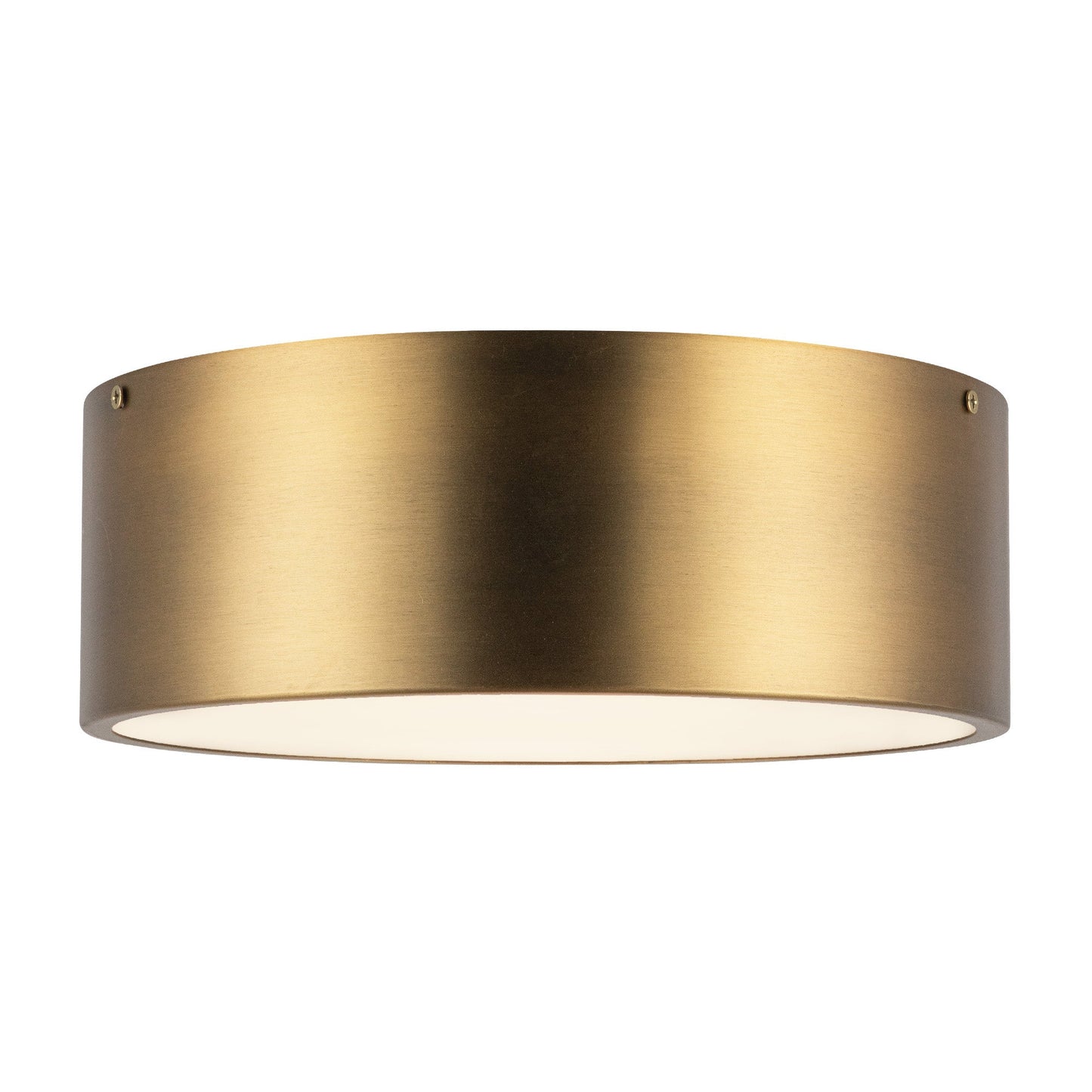 Alora Mood Brisbane aged gold flush mount FM556012AG