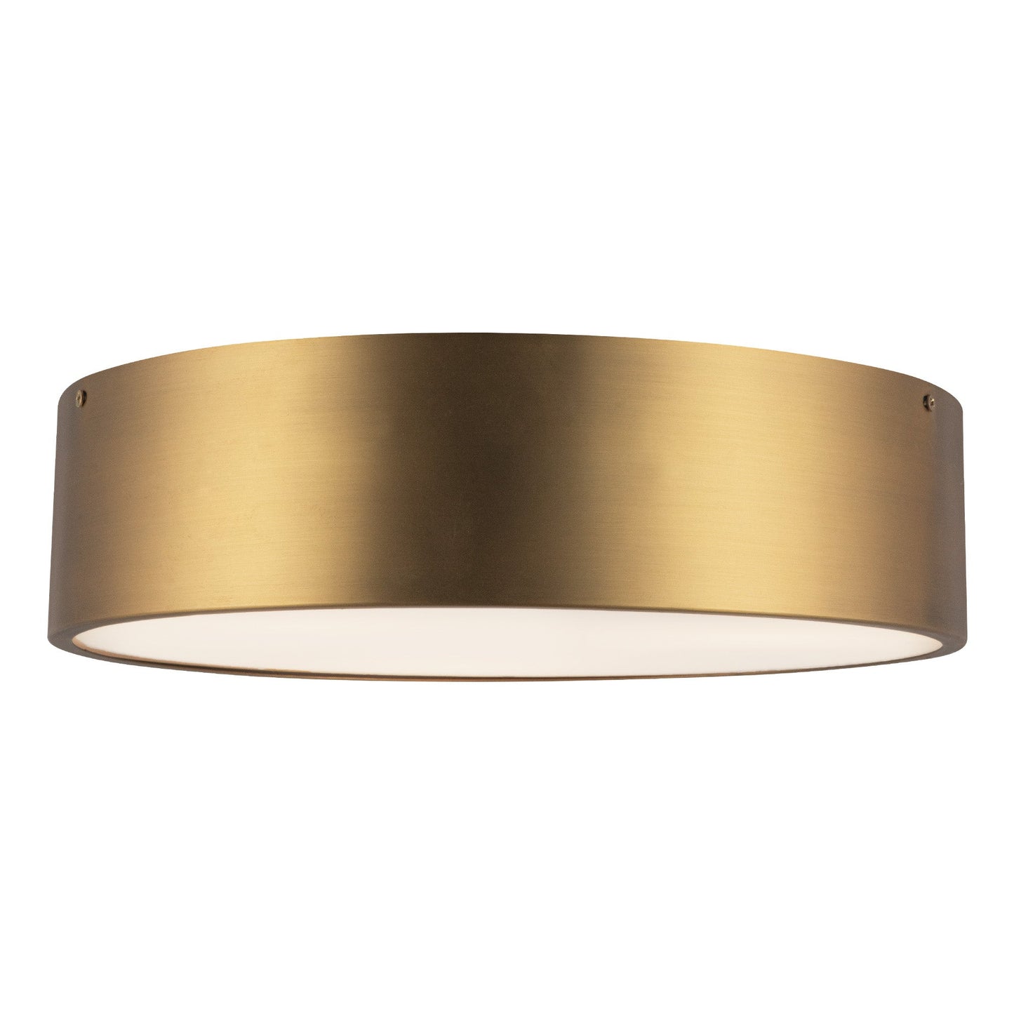 Alora Mood Brisbane aged gold flush mount FM556016AG