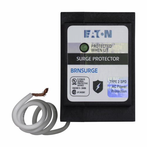 Eaton Type BR 2-Pole 120/240VAC 18kA Surge Protective Device, Plug-On Module, 10kA Interrupt Rating, cUL Certified