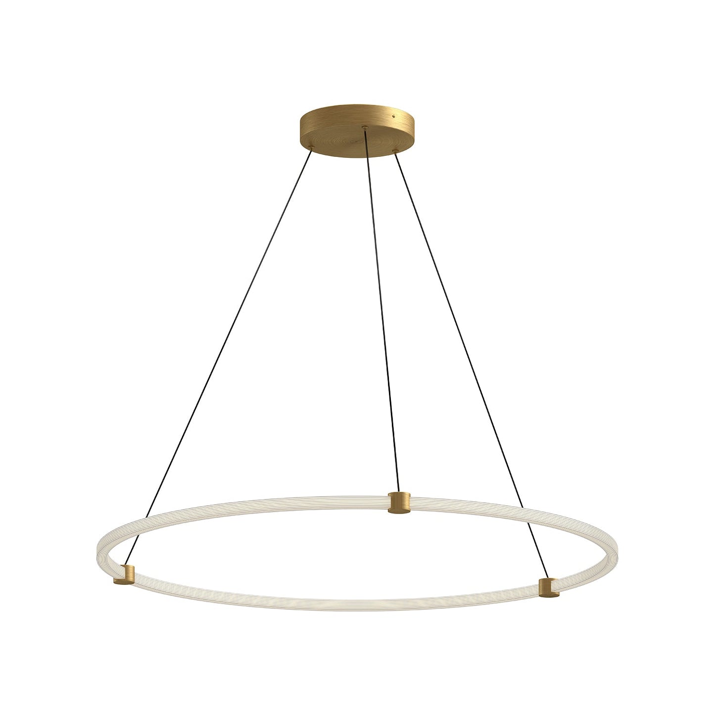 Kuzco Bruni brushed gold pendant PD24748-BG