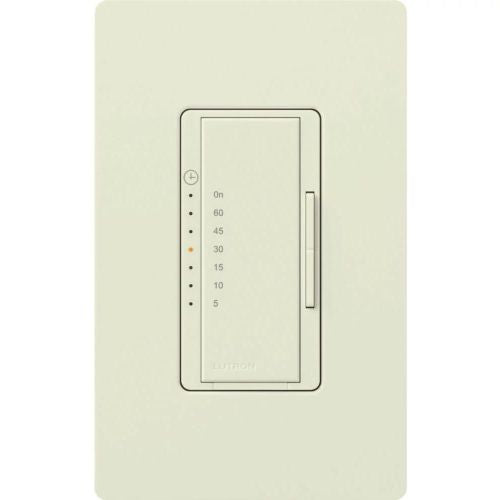 Lutron Maestro timer switch in Biscuit