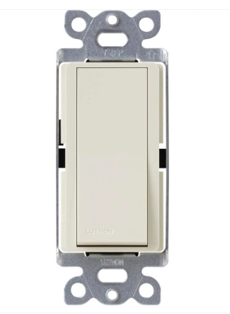 Lutron Claro switch in Light Almond