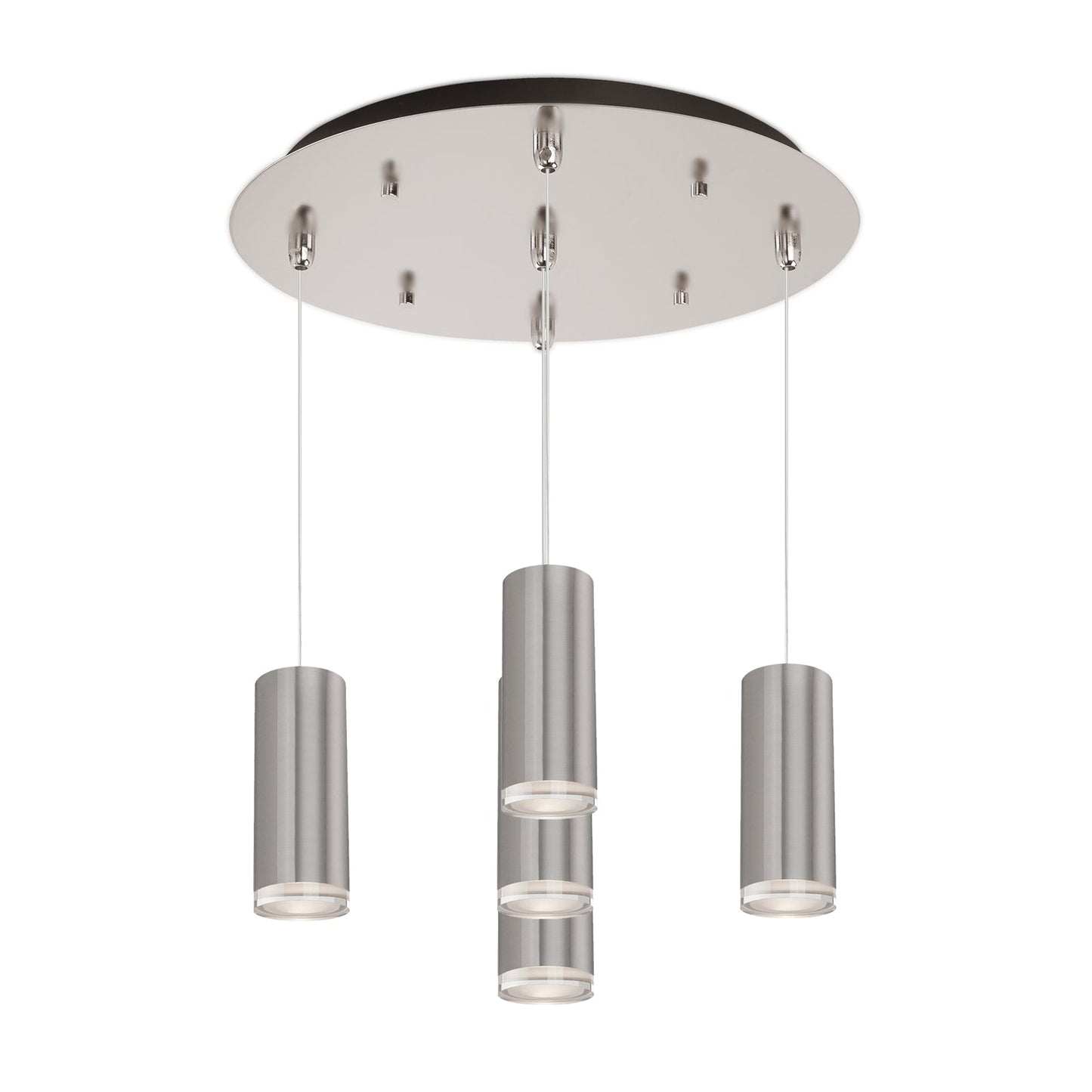 Kuzco Cameo brushed nickel multi-pendant MP401431BN-05