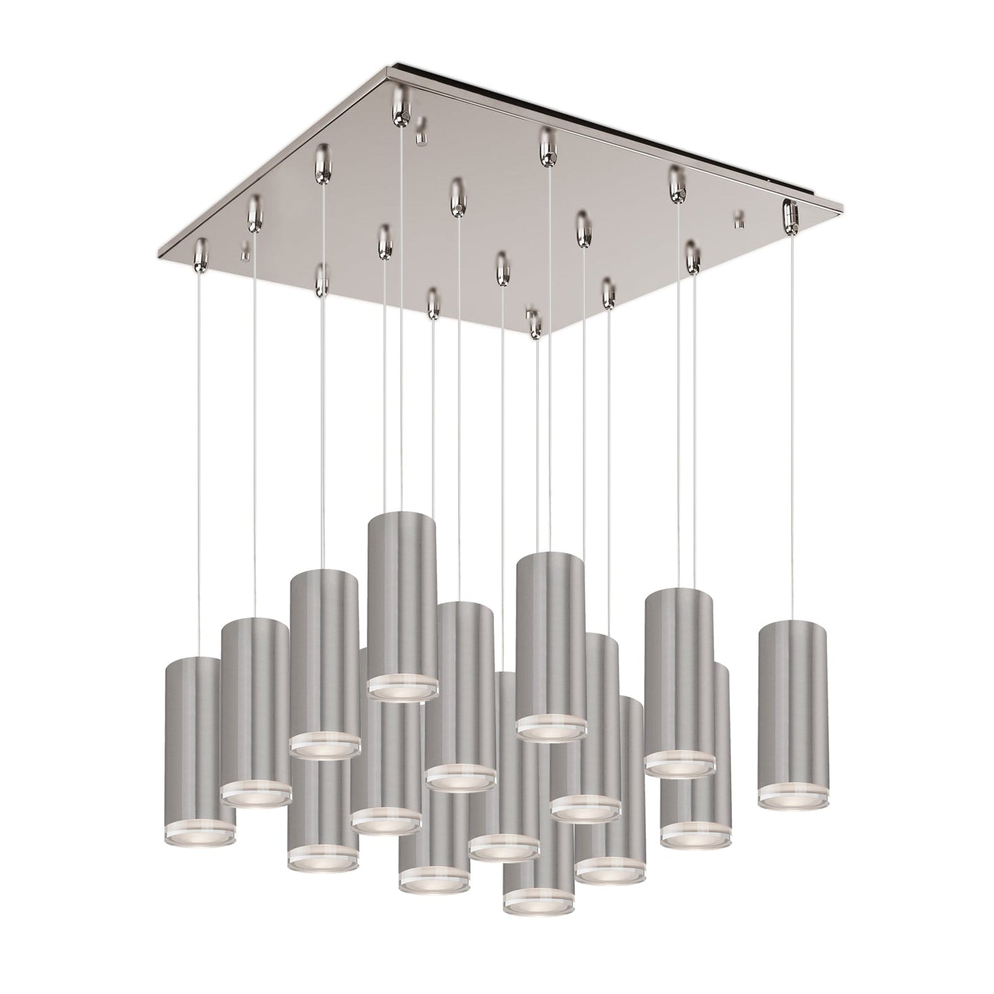 Kuzco Cameo brushed nickel multi-pendant MP401431BN-16