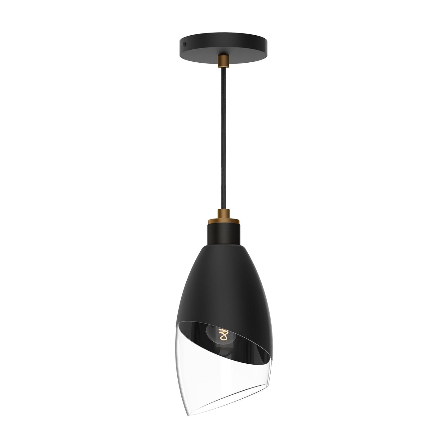 Alora Mood Capri clear glass pendant PD587105MBCL