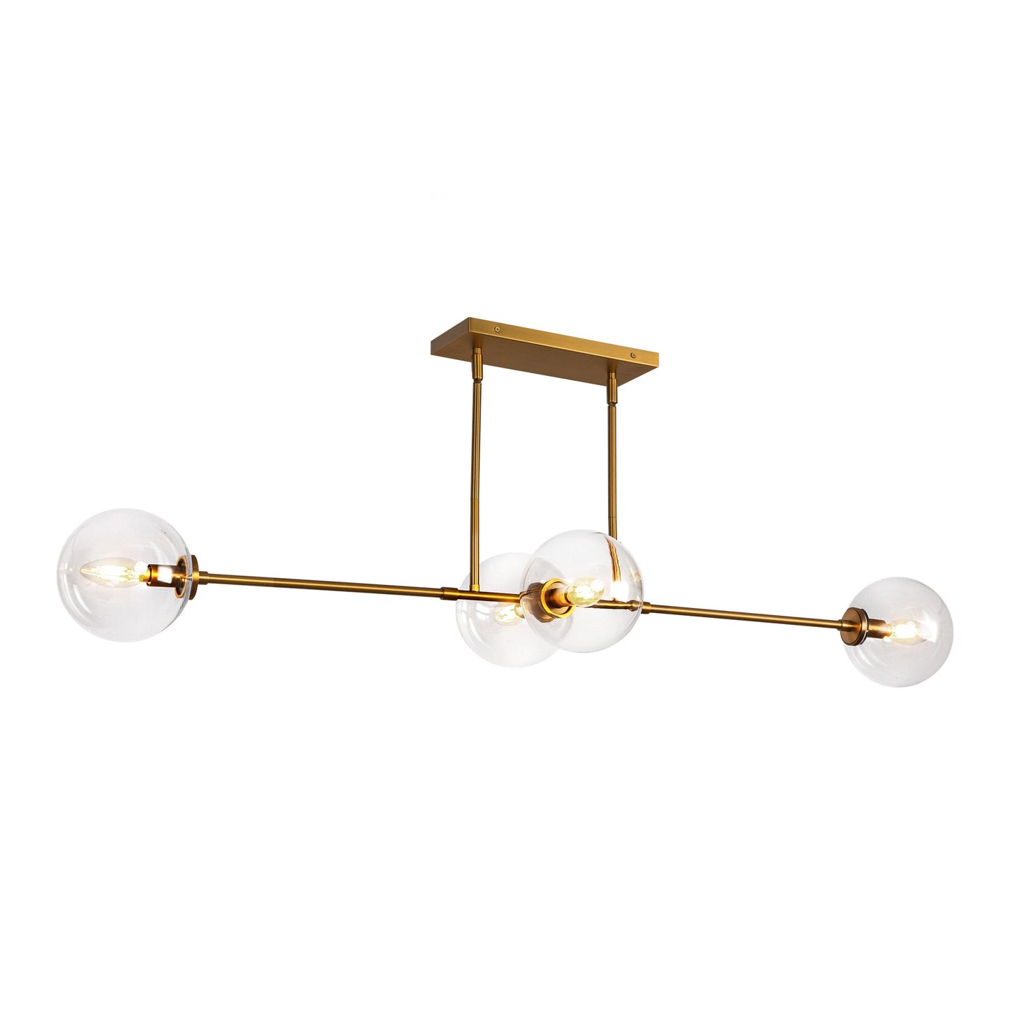 Alora Mood Cassia aged gold linear pendant LP549448AGCL
