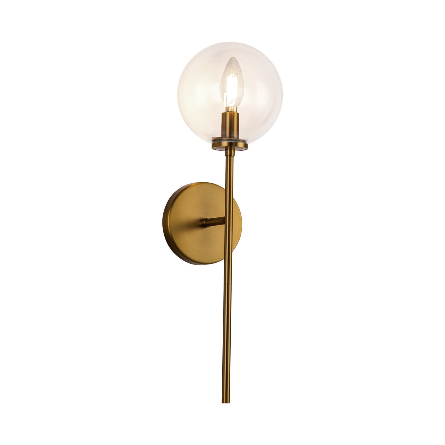 Alora Mood Cassia aged gold vanity light WV549101AGCL