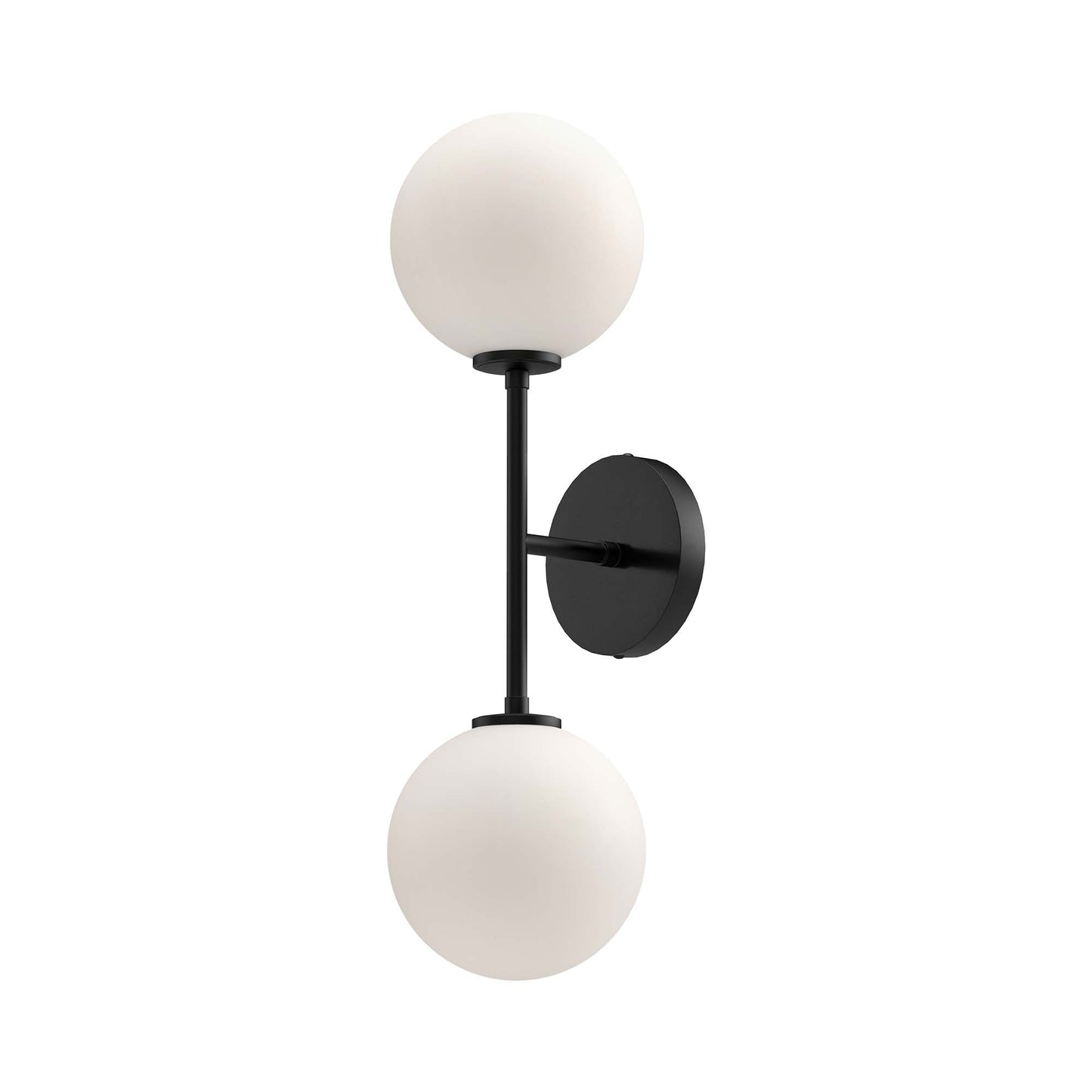 Alora Mood Cassia matte black vanity light WV549220MBOP