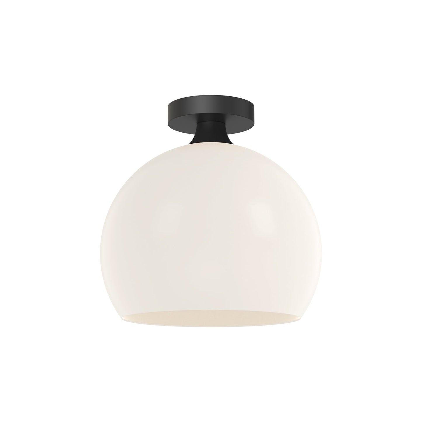 Alora Mood Castilla matte black flush mount FM506312MBOP