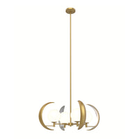Alora Celeste vintage brass chandelier CH351204VB
